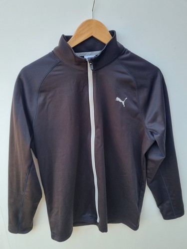 Puma track jacket black full - black,