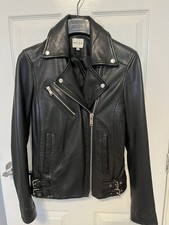 Reiss Black Leather Ladies