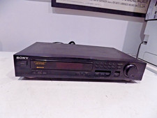 Sony ST-S261 FM-AM Stereo Tuner Black Genuine Tested Working