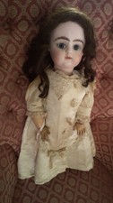 Rare 24" P13G Pintel & Godchaux Bisque-Head Antique Doll, Jumeau body c1880 TLC
