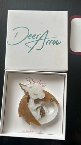 Deer arrow diego brooch - deer,