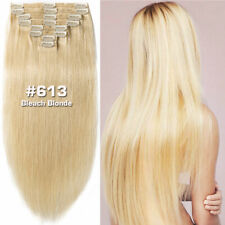 CLEARANCE Russian Clip In Remy Human Hair Extensions Double Weft THICK FULL HEAD