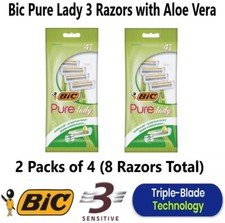 2x BIC Pure 3 Lady Womens