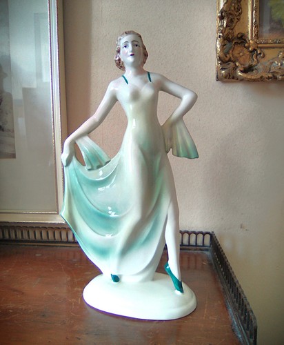 Antique german porcelain art - ,