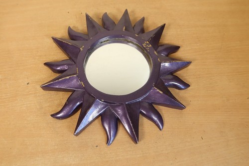 Vintage sunburst round - round, mirror