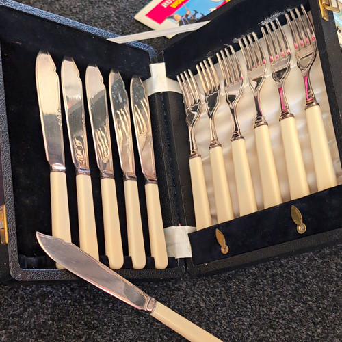 Epns silver plate - silver, set