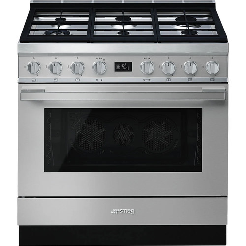 Smeg range cooker steel - cooker, st.steel