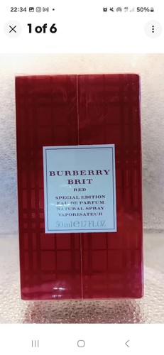 Burberry brit red - brit,