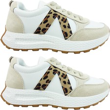 New Womens Ladies Flat Lace Up