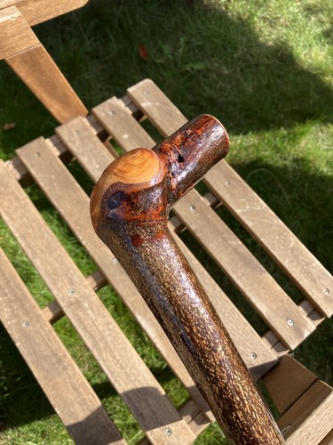 Hazel walking stick - , hand