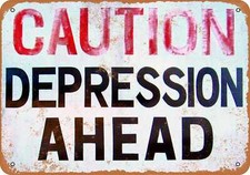 METAL SIGN - Caution