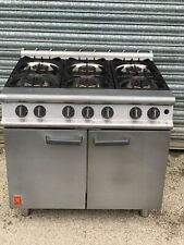 Natural Gas  Falcon 6 Burner Dominator Plus Oven Range/ Cooker / Commercial