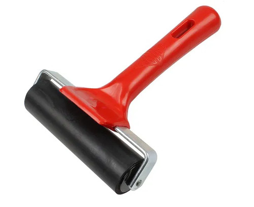 Rubber brayer roller 100mm - rubber,