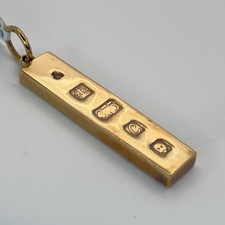 Gold pendant 9ct yellow - yellow,