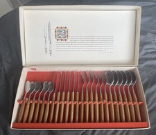 Wüsthof Dining Cutlery Set Solingen Germany Trident/Dreizack 1950’s/1960’s MCM