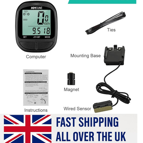 Wired bike speedometer - wired,