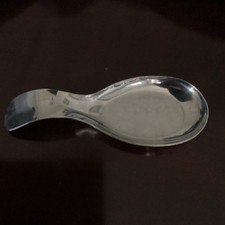 Vintage Solid Stainless steel spoon or  tea bag rest ex condition rarely used 