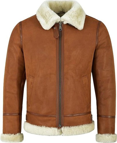 Men shearling sheepskin - shearling,