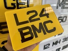 Metro font number plate - font, 1x