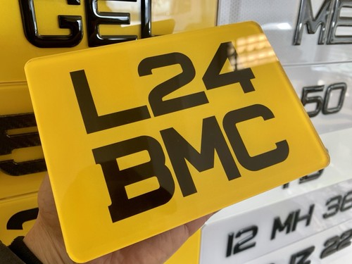 Metro font number plate - font,