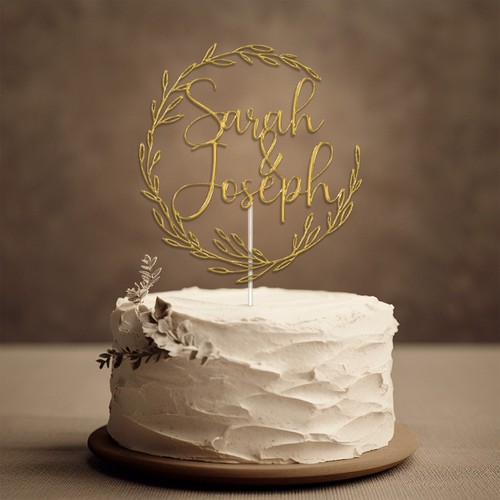 Personalised wedding cake - personalised,