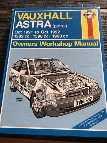 Vintage vauxhall astra haynes - vintage,