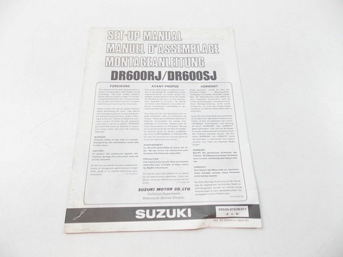 New suzuki 1987 set manual - 1987,