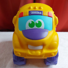 Tonka Hasbro Toy Soft Squishy School Bus 2002 Vintage Yellow Big Large 9 inch