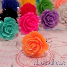 LARGE VINTAGE CARVED 22mm ROSE
