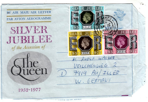 Luftpst envelope silver - gb,,