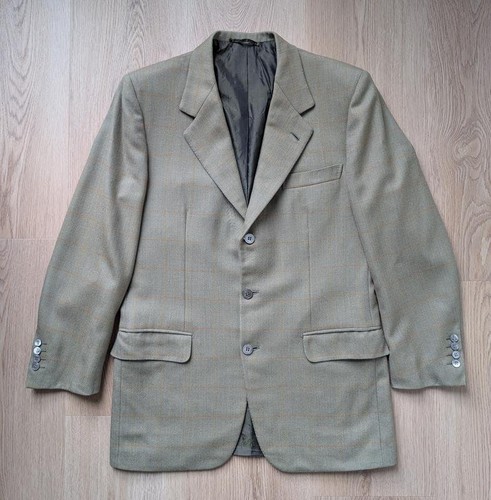Men brioni blazer olive wool - blazer,