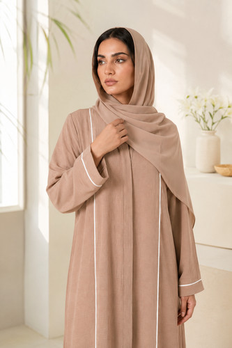 Sarah beigabaya maxi islamic - beigabaya,