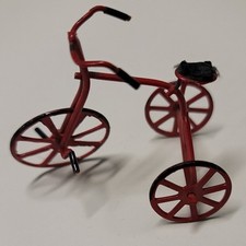 Vintage Miniature Metal Red