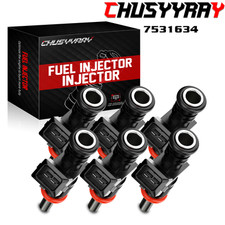 ​6X Fuel Injectors 7531634 FIT BMW 328i 330i 525i 528i 530i X3 X5 Z4 13537531634
