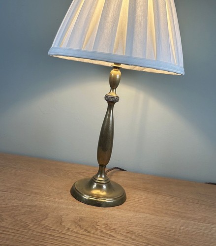 Antique solid brass table lamp - brass,