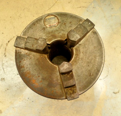 Lathe chuck burnerd - chuck, 5"