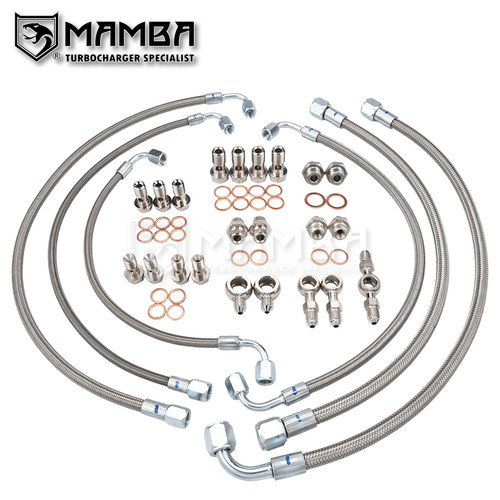Turbo oil water line kit - water,