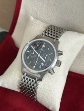 IWC 36mm Pilot’s Flieger Chronograph, Stainless Steel, Quartz. Ref: 3741