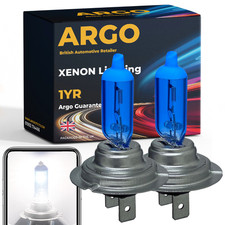 H7 Xenon White Headlight Bulbs 100w Super 6000k Bright Halogen Light Bulb 12v