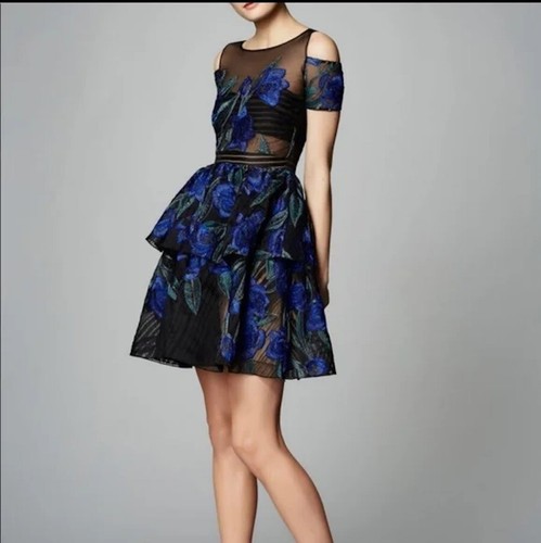Marchesa notte lace dress - notte,