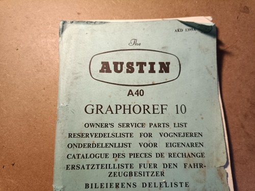 Austin a40 owner service - austin,