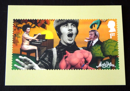 Royal mail stamp postcard - mail,