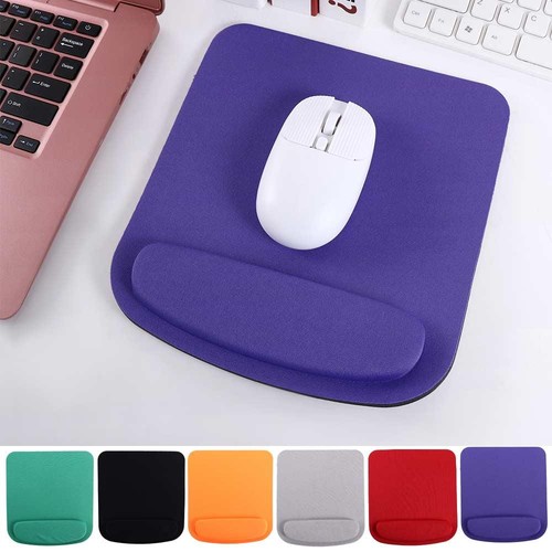Mouse pad with - rest, for
