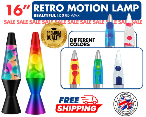 Retro lava lamp - lava, 16”