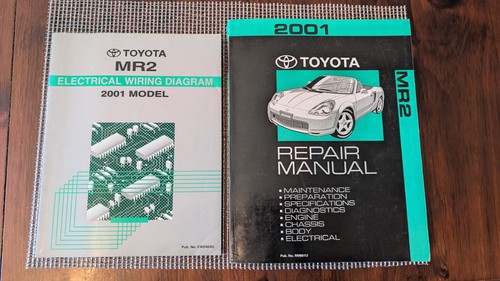 2001 toyota shop - mr-2, service