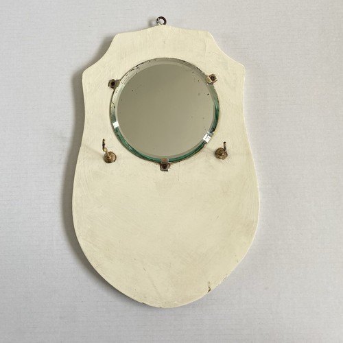 Vintage bevelled edge mirror - vintage,