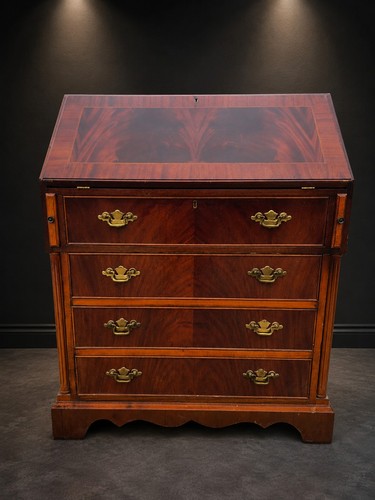 Mahogany bureau desk writing - mahogany,