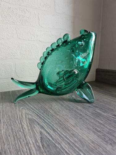 Vintage murano large green - murano,