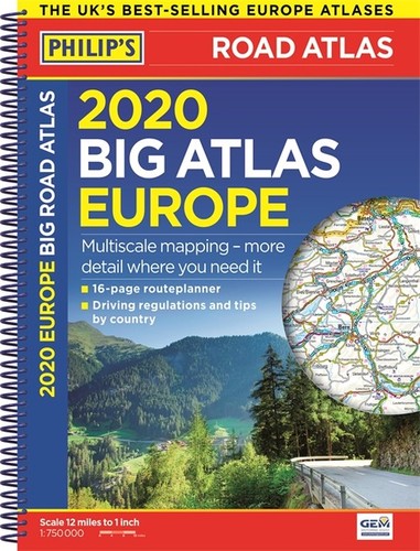 2020 philip big road atlas - 2020, philip's