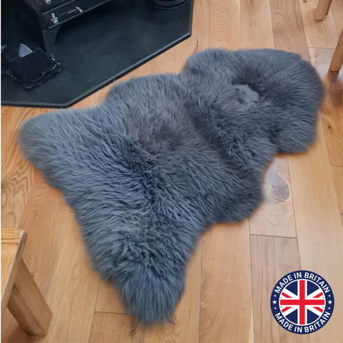 Real genuine sheepskin rug - sheepskin,